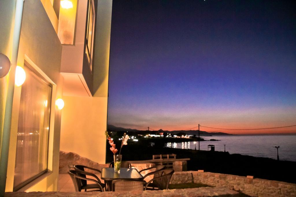 Sea View Beachfront Villa Peri Goúves Eksteriør bilde