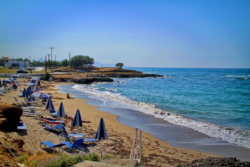 Sea View Beachfront Villa Peri Goúves Rom bilde